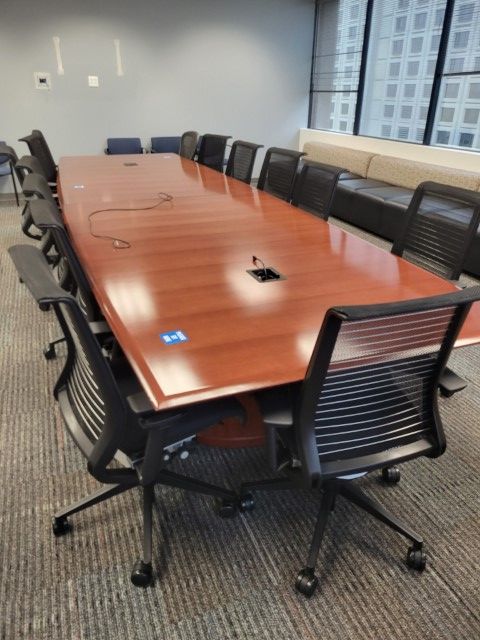 T12215 - 16' Conference Table and Crendenza by Steelcase