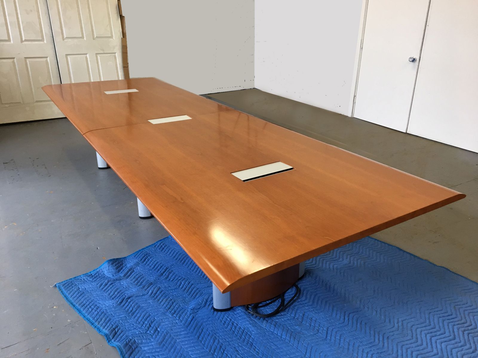 T9586C - 12ft Medium Cherry Conference Table by Nienkamper