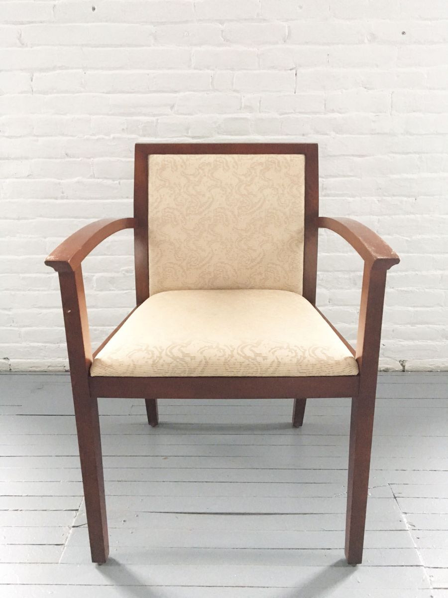 C61151C - Upholstered Cherry Side Chair