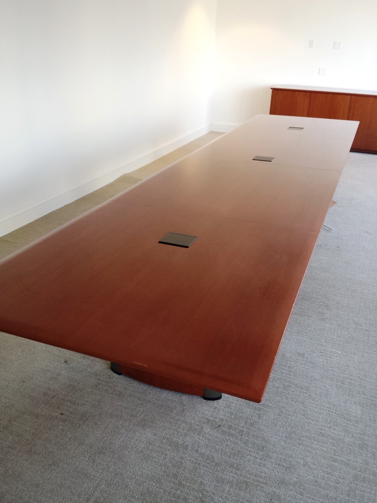 T6032 - Neinkamper Conference Table with Credenza