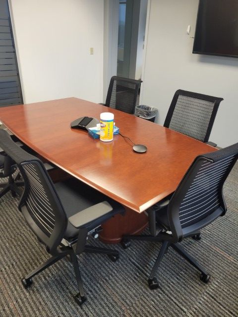 T12213 - 7' Cherry Meeting Table