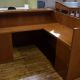 cherry reception desk