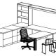 Steelcase Desk Set layout
