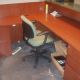 back of reception desk