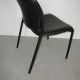 Back view of Leather Stack Chairs