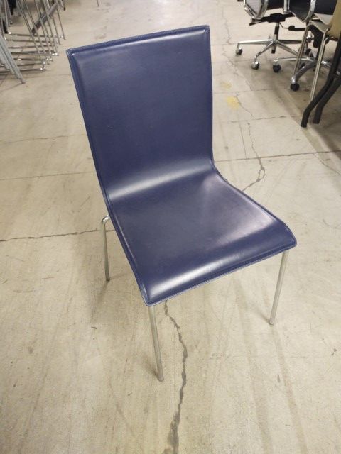 C61763 - Leather Side Chairs