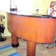 close up of reception desk