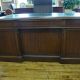 front of traditional desk