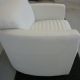 White Leather Club Seating