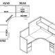 Line Drawing of Steelcase 9000 Cubicle