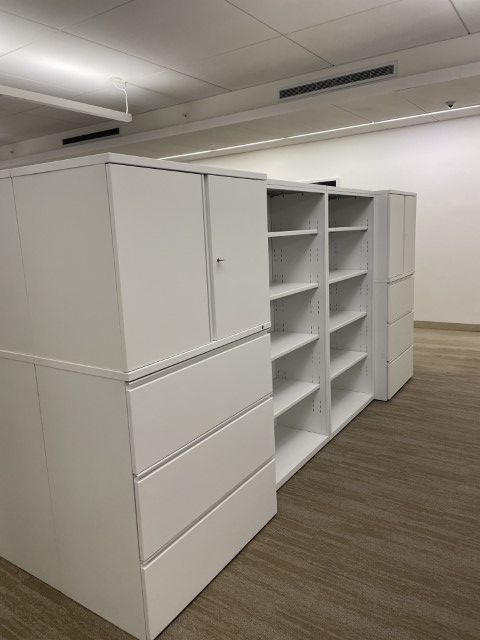 F6286 - Meridian 3 Drawer Files with  Overfiles