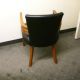 Back of Leather Side Chairs