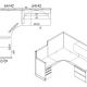 Knoll Morrison 7x6 Cubicle Line Drawing