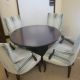 Chairs around round table