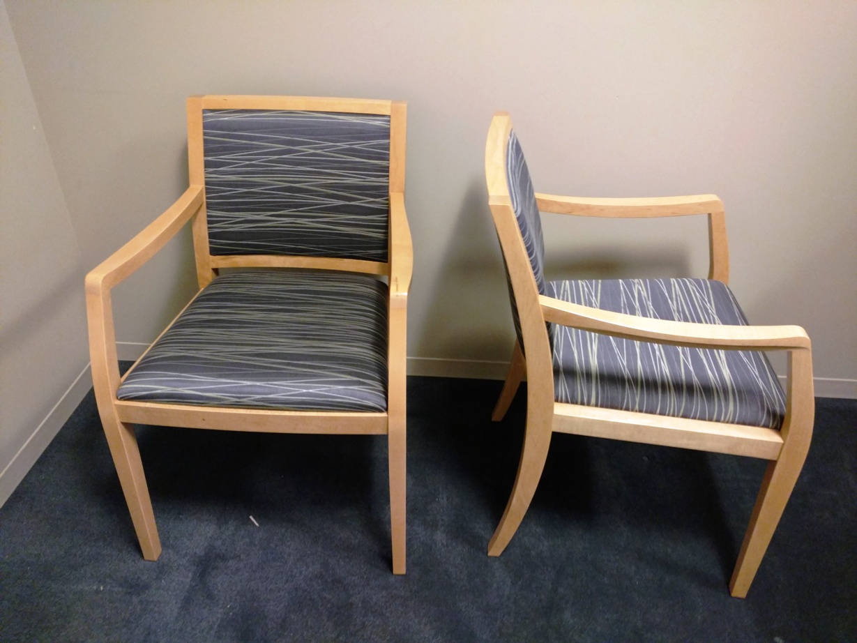 C61293C - Geiger Ansley Wood Side Chairs