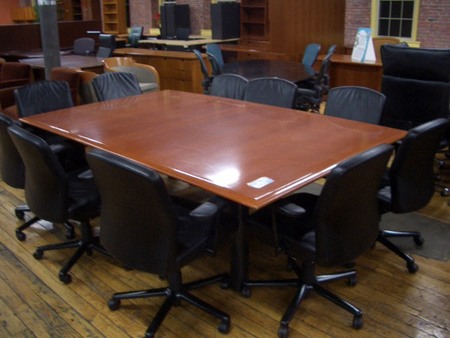 8 ft cherry conference table