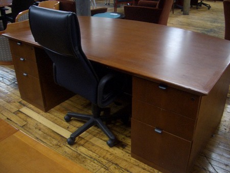 Double Pedestal Desk 