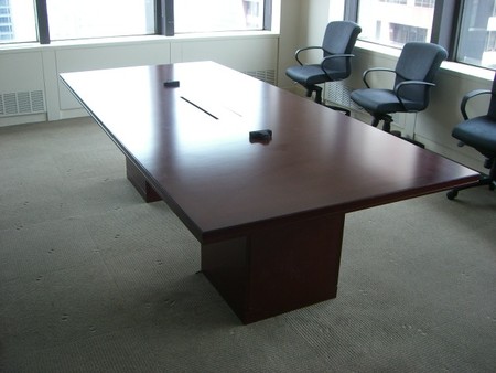 Bernhardt Conference Table with Credenza