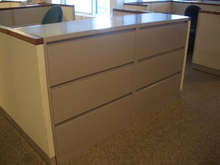 F1075 - Steelcase 3 Drawer Filing Cabinets