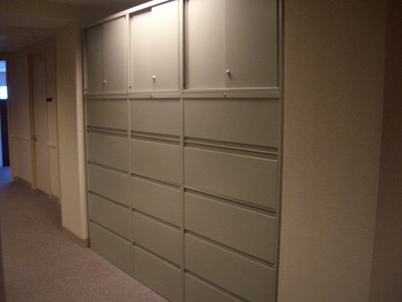 Steelcase Filing Cabinets with Overfiles