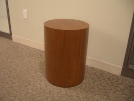 R1324L - Round Barrel End Table