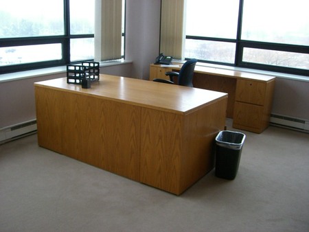 Double Pedestal Desk Sets