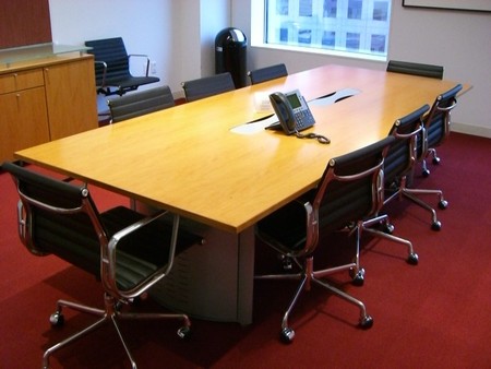 10 ft Maple Conference Table