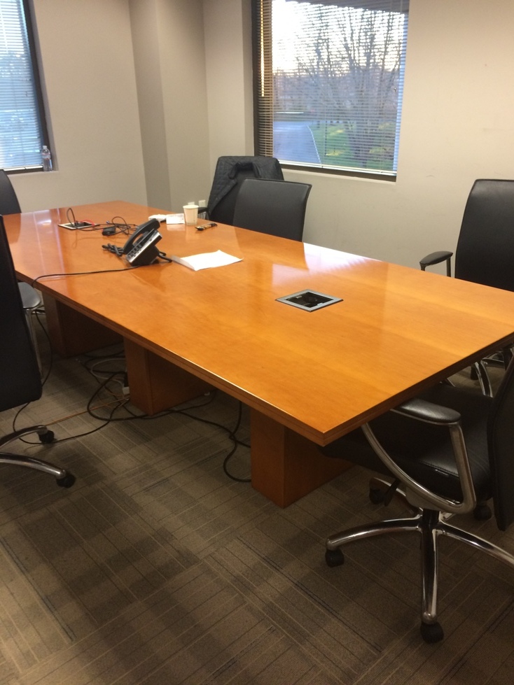 T6096C - 10' Conference Table with Credenza