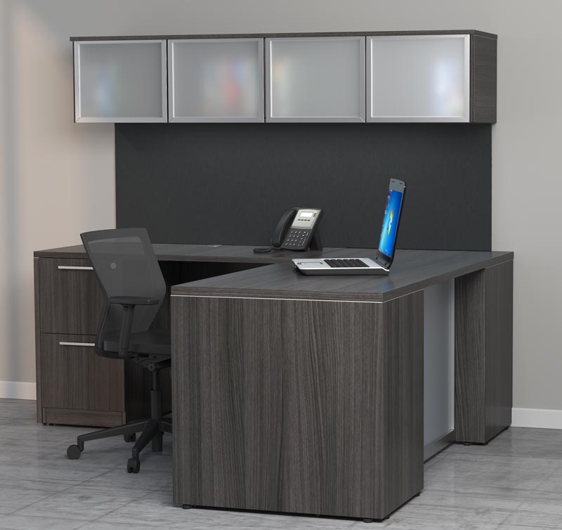 D12144 - Skyline Deluxe L-Shape Desk
