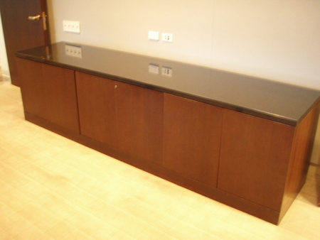 Storage Credenza with marble top