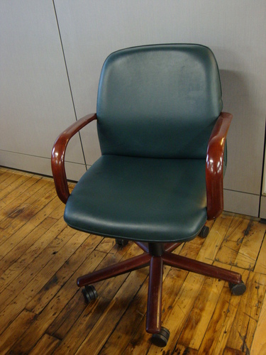 Gunlocke leather Conference Chairs