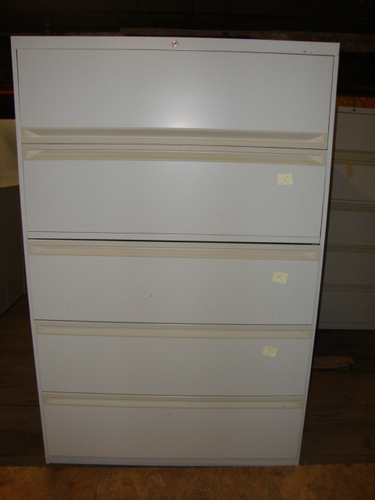 Allsteel 5 Drawer Filing Cabinets