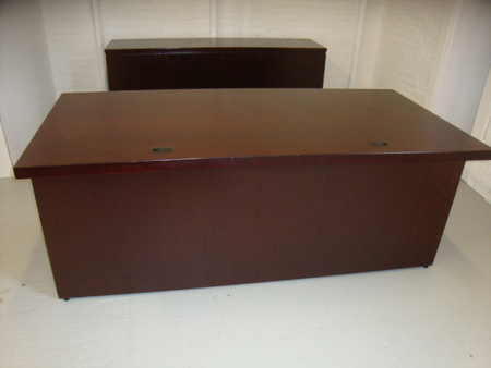 Knoll Double Pedestal Desk Sets