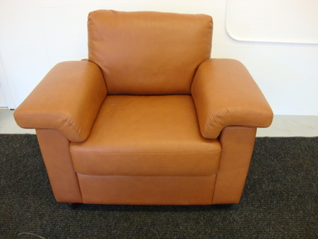 Brown Leather Club Chair