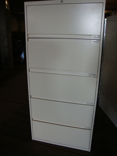 Steelcase 5 Drawer Filing Cabinets