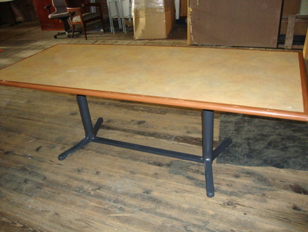 T2853 - Gold Laminate Cafe Tables