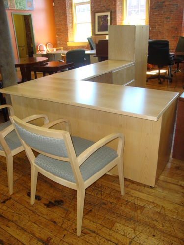 D3117 - Knoll Reff L-Shape Desk Sets