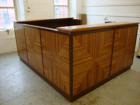 R3273C - Wooden Reception Desk