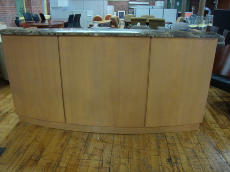 R3302 - Reception Desk with Marble T-Top