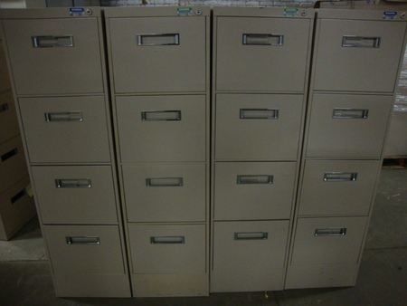 F3374 - 4 Drawer Vertical Files