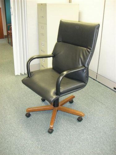 Black High-Back Desk Chairs