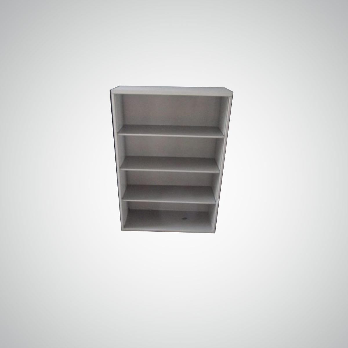 F6362 - Grey Metal Bookcase
