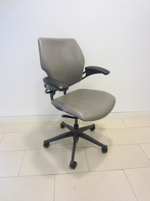C61514 - Leather Humanscale Chairs
