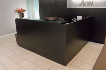 R3224 - Mahogany Reception Desk