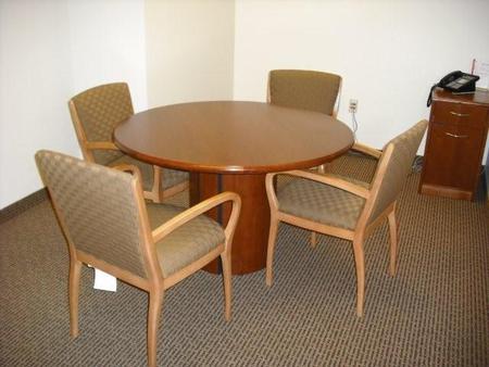 Wood Round Table