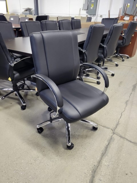 C61599 - Black Conference Chairs