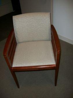 Steelcase Mahogany Side Chairs