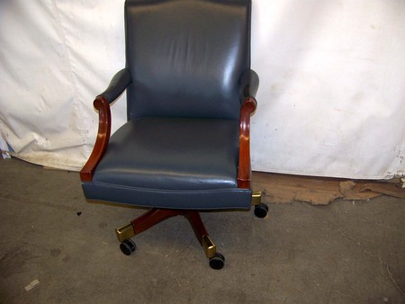 Leather High-Back Desk Chairs