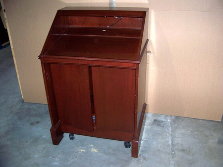 Mahogany Podium