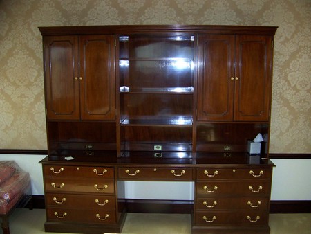 Traditional Credenza with Hutch